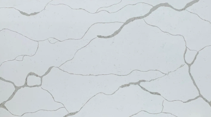 White marble texture with fine grey veining throughout.